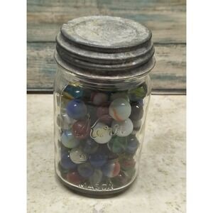 Mix Vintage Lot Of Marbles